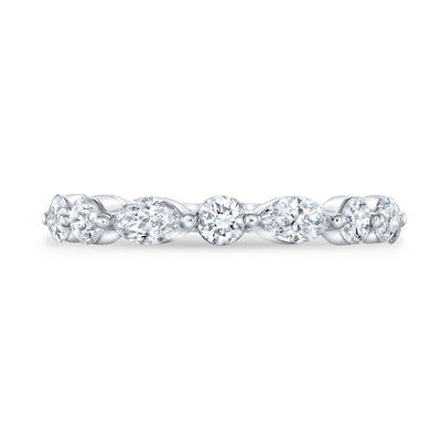 Classic - Round & Marquise Single Prong Band