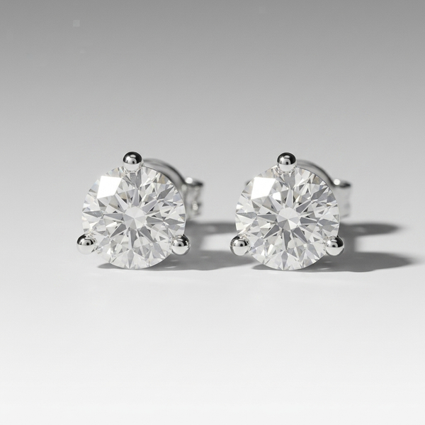 2.00ctw Round Diamond Stud Earrings