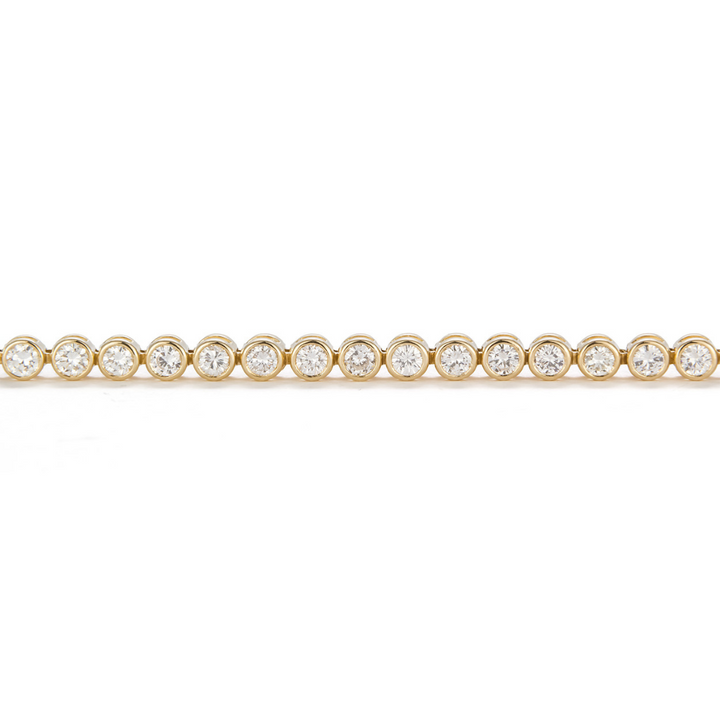 5.25ctw Round Lab Grown Diamond Bezel Set Bracelet