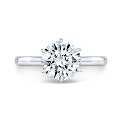 Classic Solitaire - Round Engagement Ring
