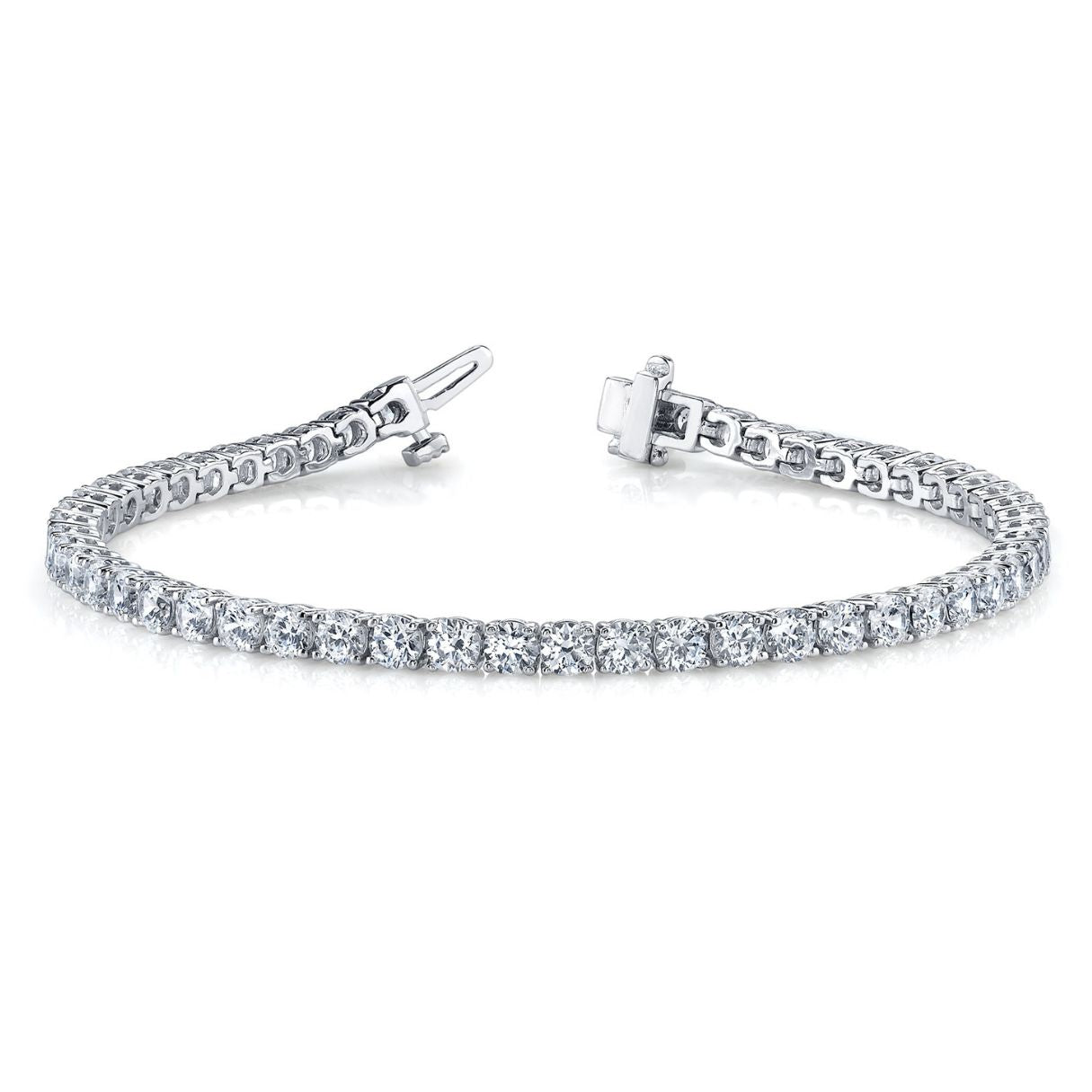 14K WHITE GOLD LAB GROWN DIAMOND ETENRITY BRACELET