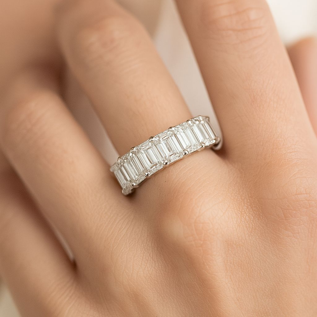 5.00ctw Emerald Cut Diamond Band