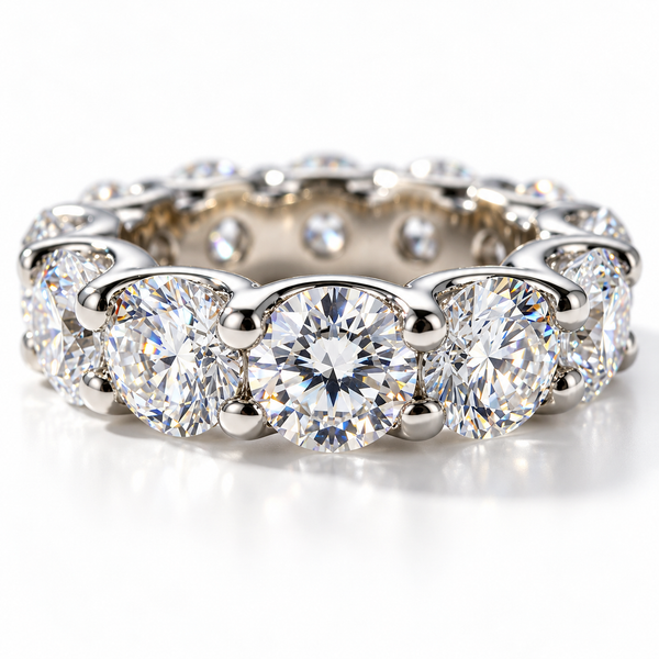 7.50ctw Round Lab Grown Diamond Eternity Band