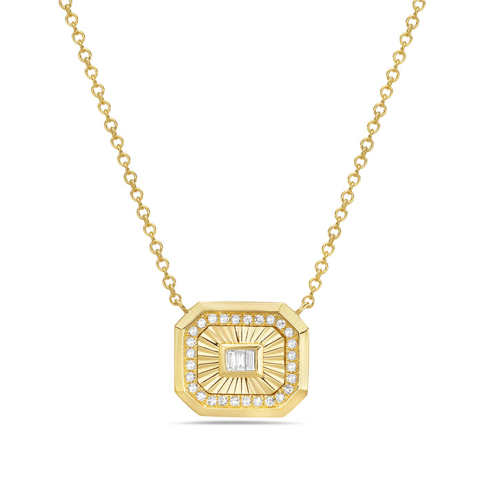 Diamond Geometric Necklace