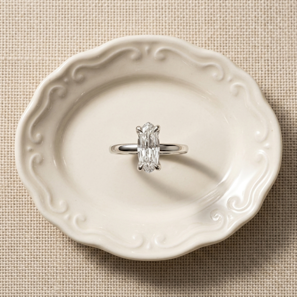 Elegant 1.02cts diamond ring in white gold, offering timeless elegance and sophistication