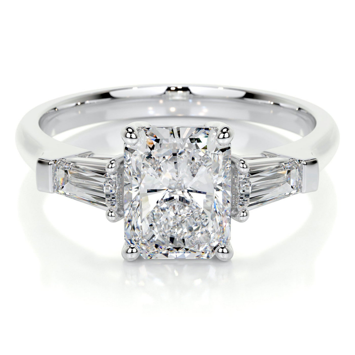 Accent - Radiant Engagement Ring