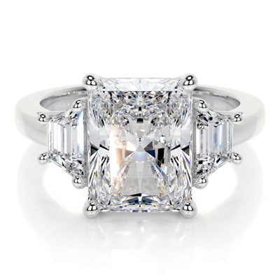 Accent - Radiant Engagement Ring