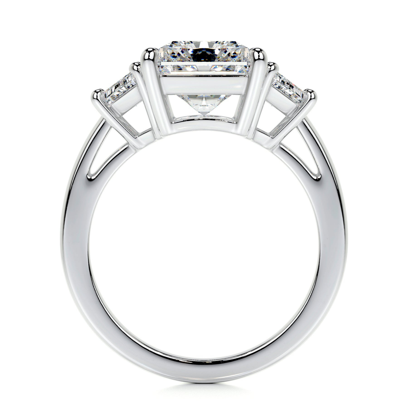 Accent - Radiant Engagement Ring