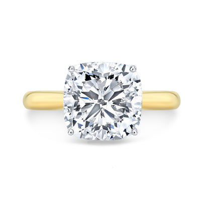 Classic Solitaire - Cushion Engagement Ring