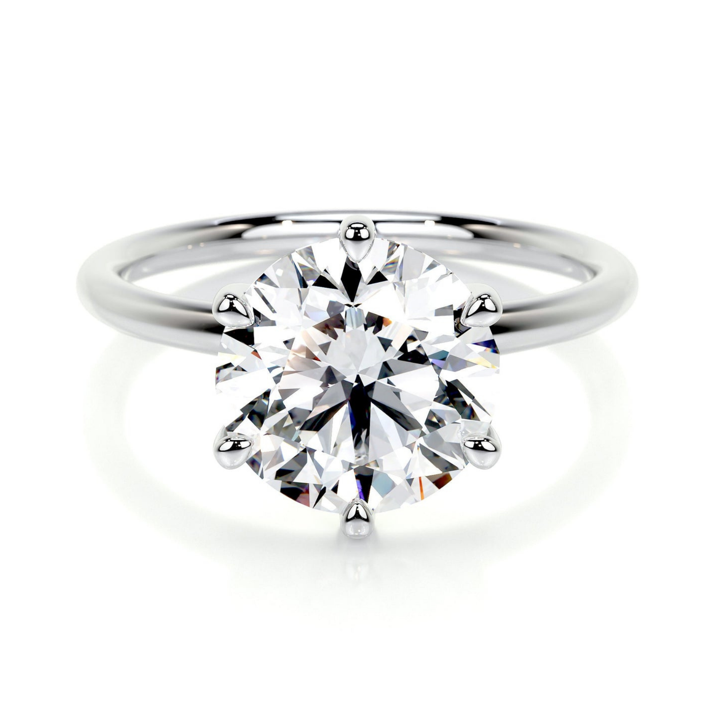 Classic Solitaire - Round Engagement Ring