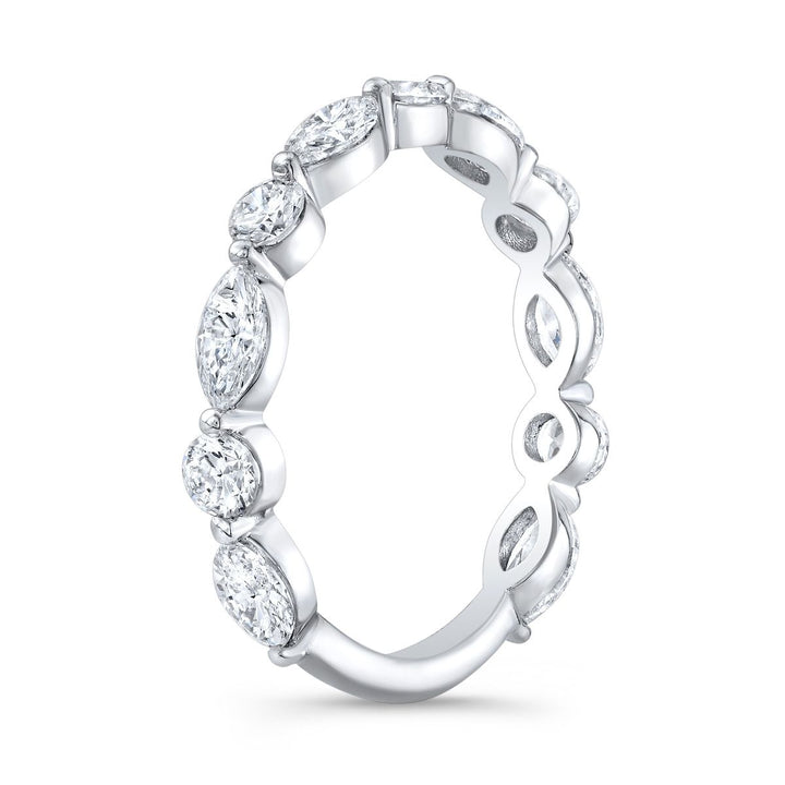 Classic - Round & Marquise Single Prong Band