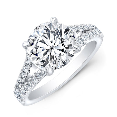 Split Petite - Round Engagement Ring