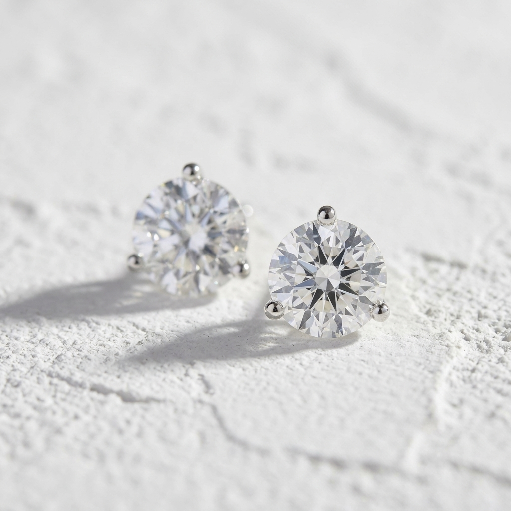 2.00ctw Round Diamond Stud Earrings