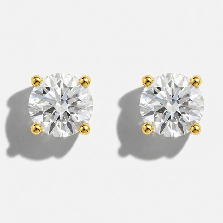 3.00ctw Round Diamond Stud Earrings