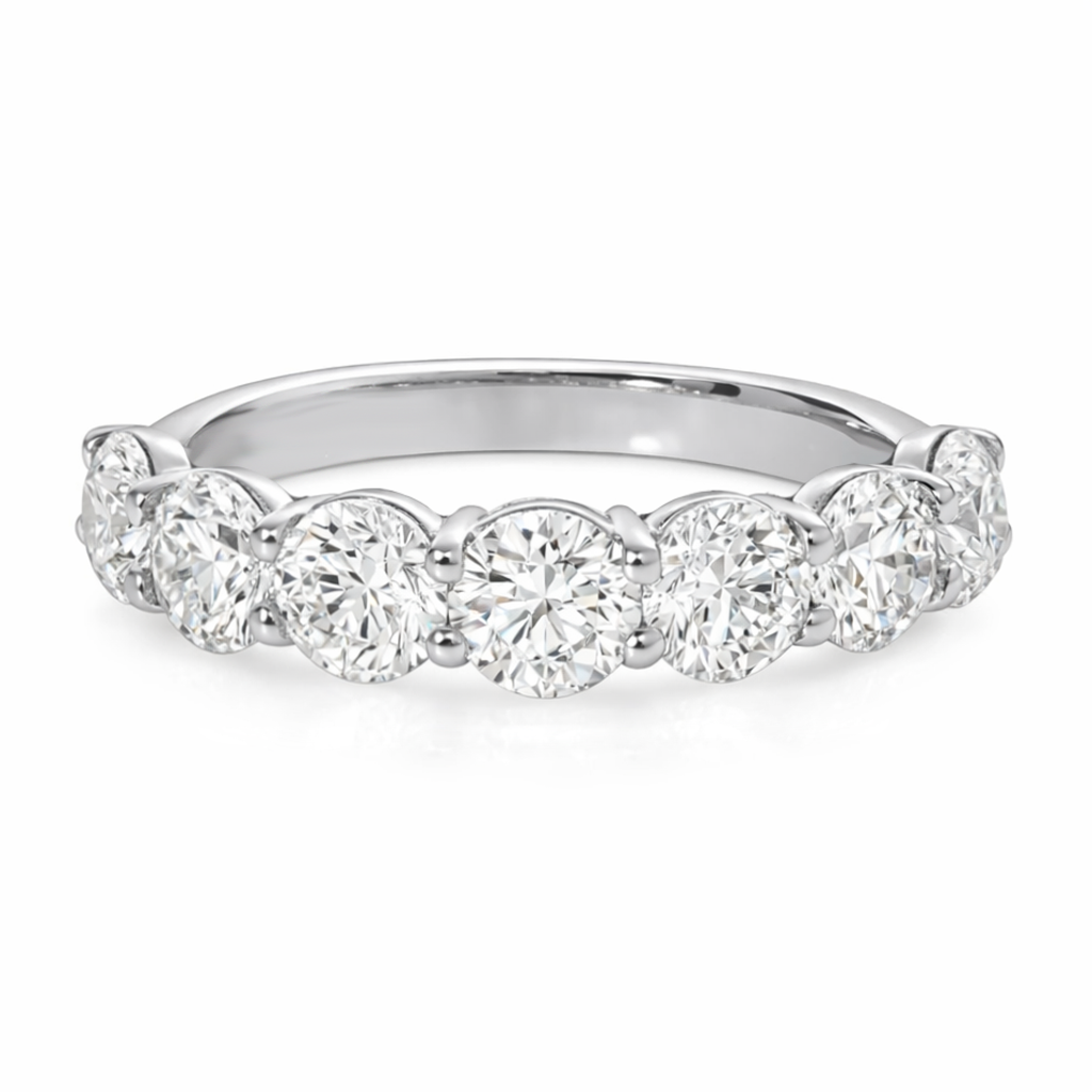 3.70ctw Round Lab Grown Diamond Band