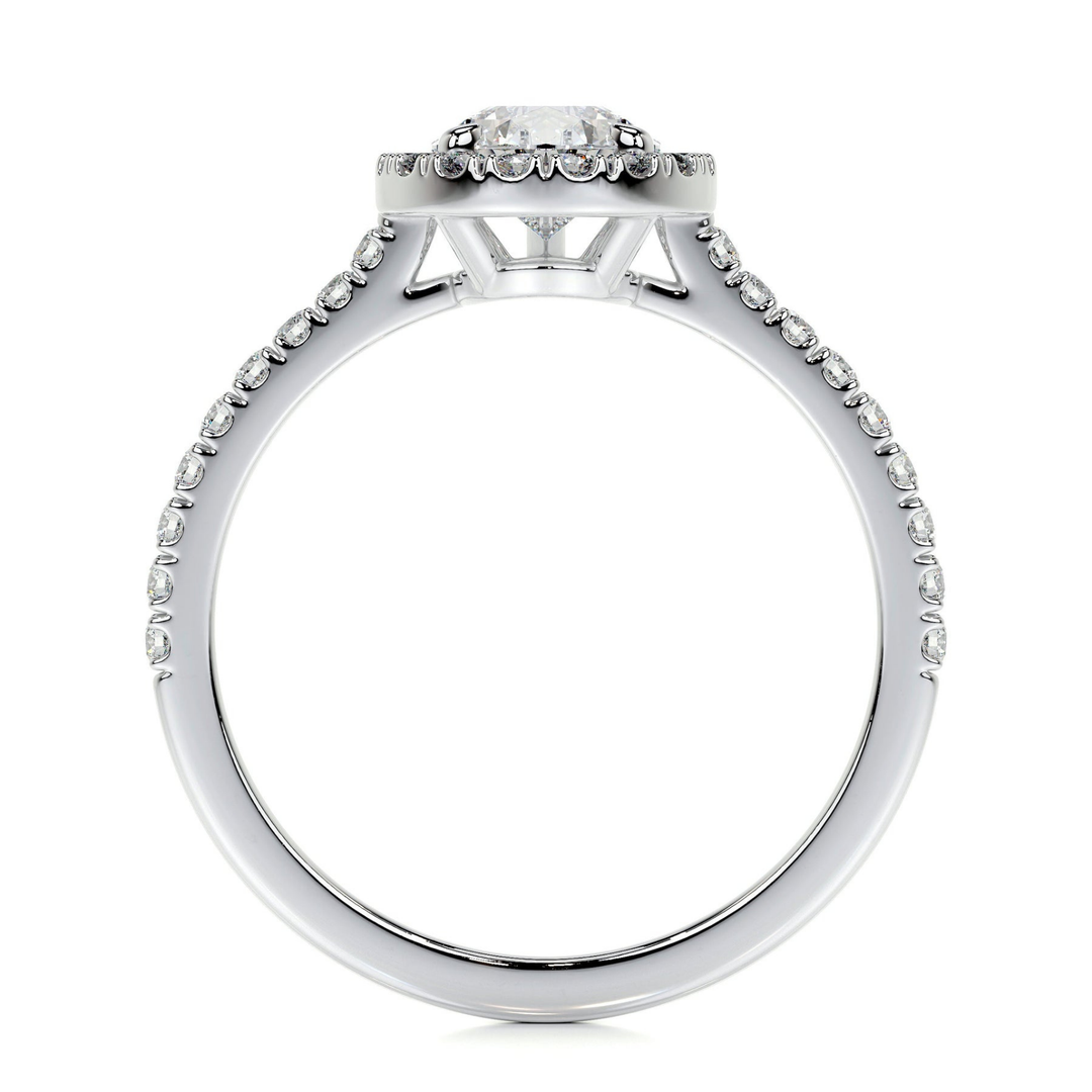 Halo - Pear Engagement Ring