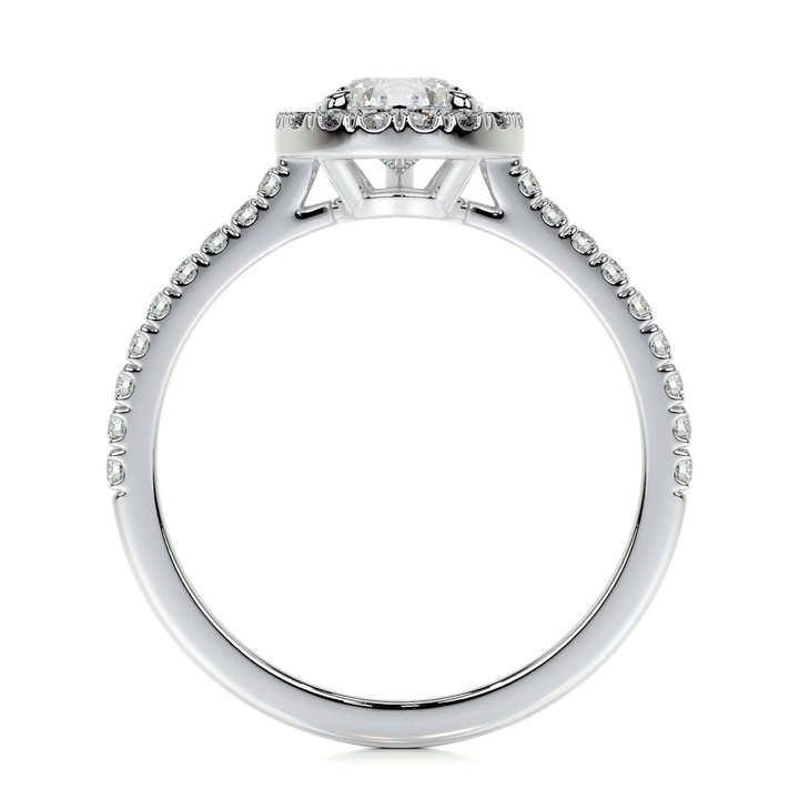 Halo - Pear Engagement Ring