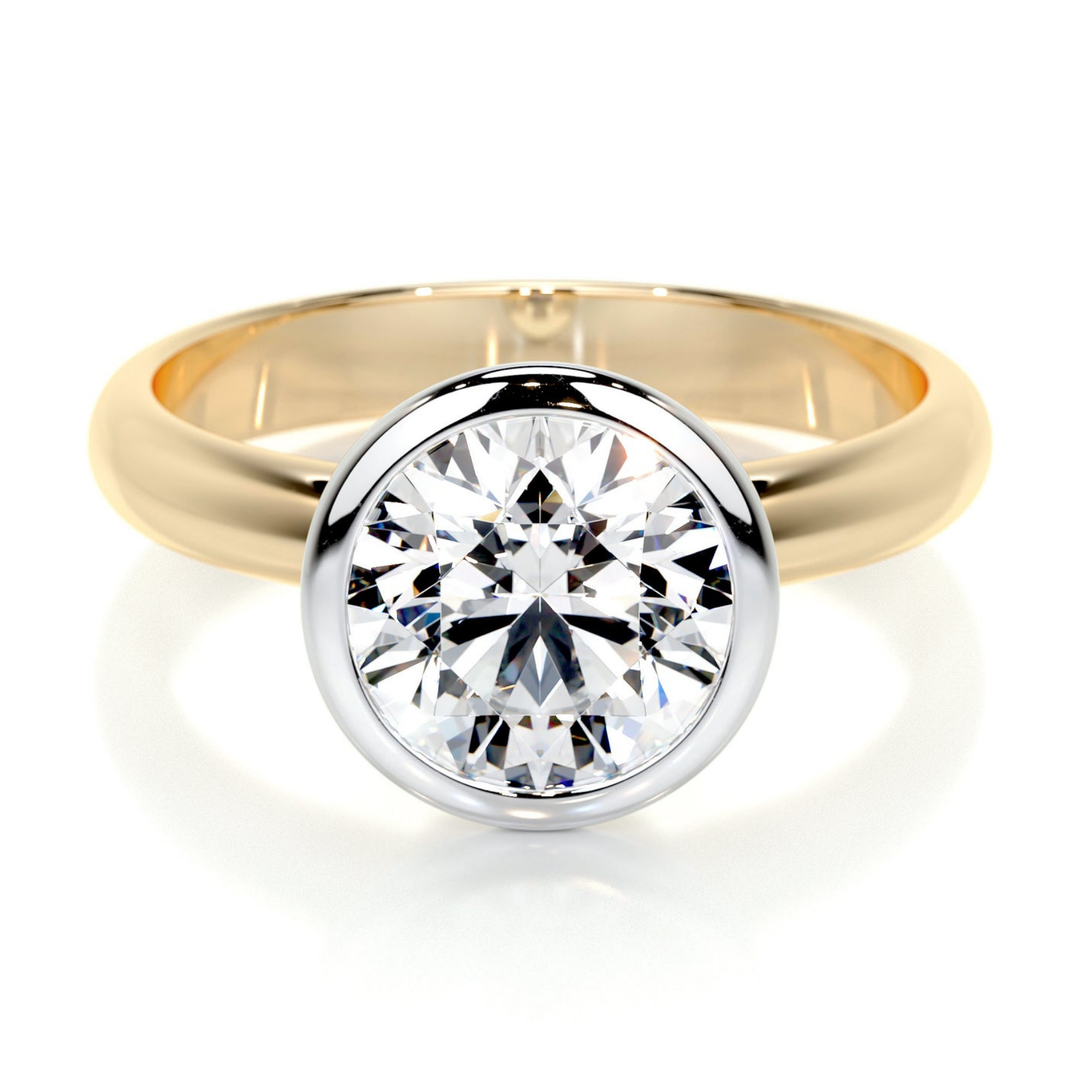 Bezel Solitaire - Round Engagement Ring