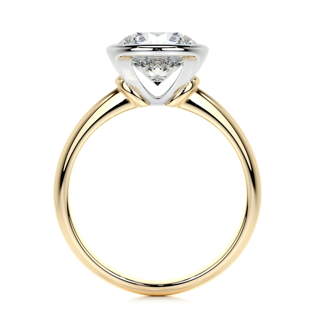 Bezel Solitaire - Round Engagement Ring