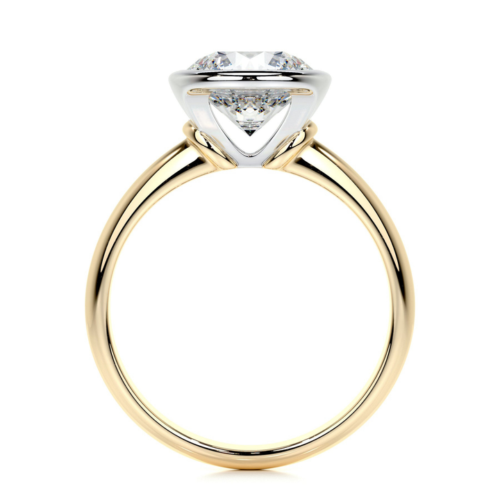 Bezel Solitaire - Round Engagement Ring