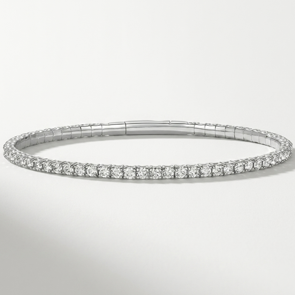 5.00ctw Diamond Flexible Bangle