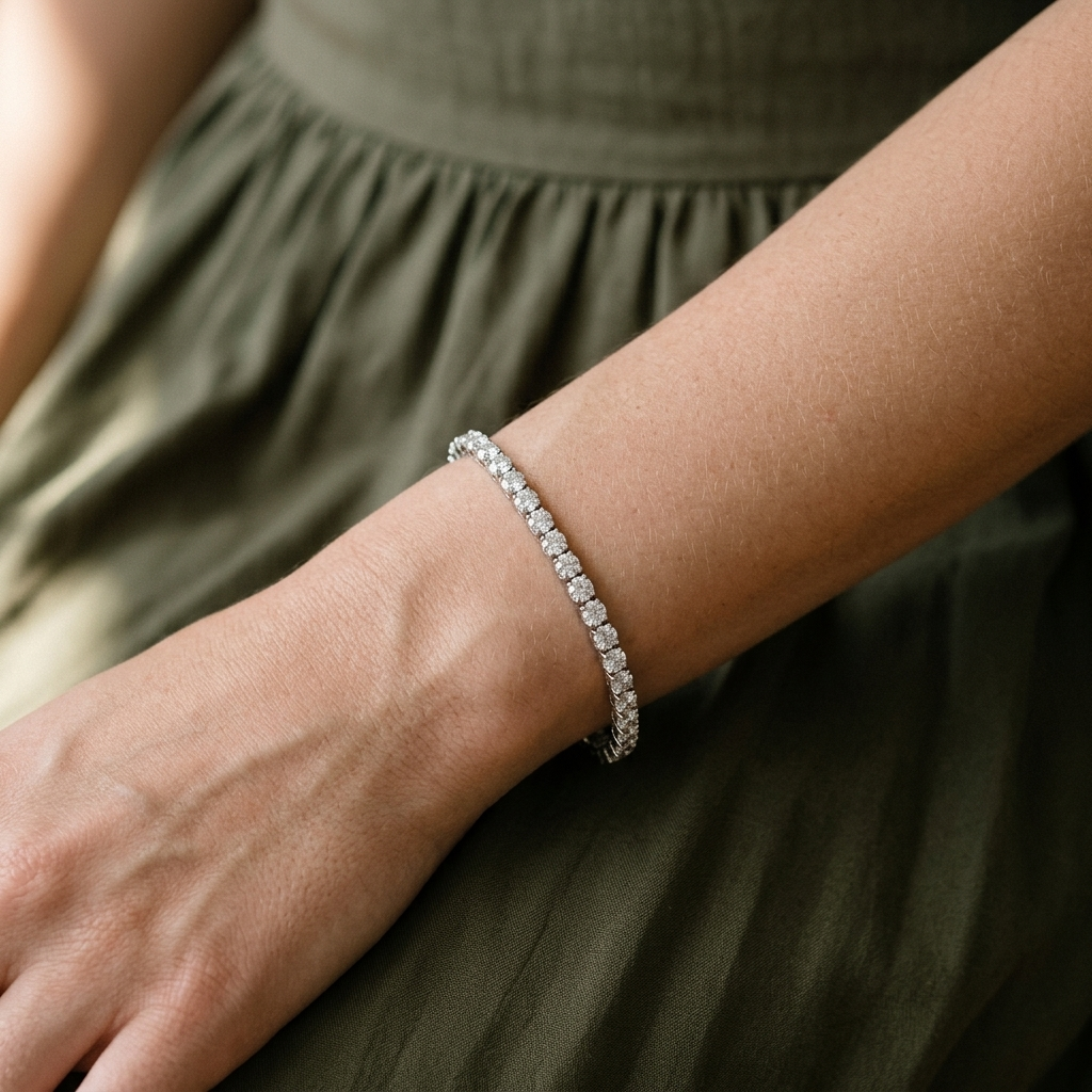 5.00ctw Round Lab Grown Diamond Bracelet