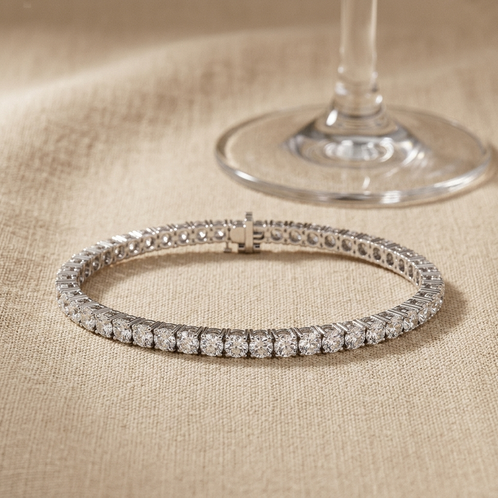 5.00ctw Round Lab Grown Diamond Bracelet