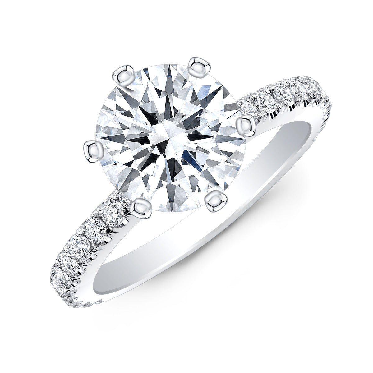 Delicate - Round Engagement Ring