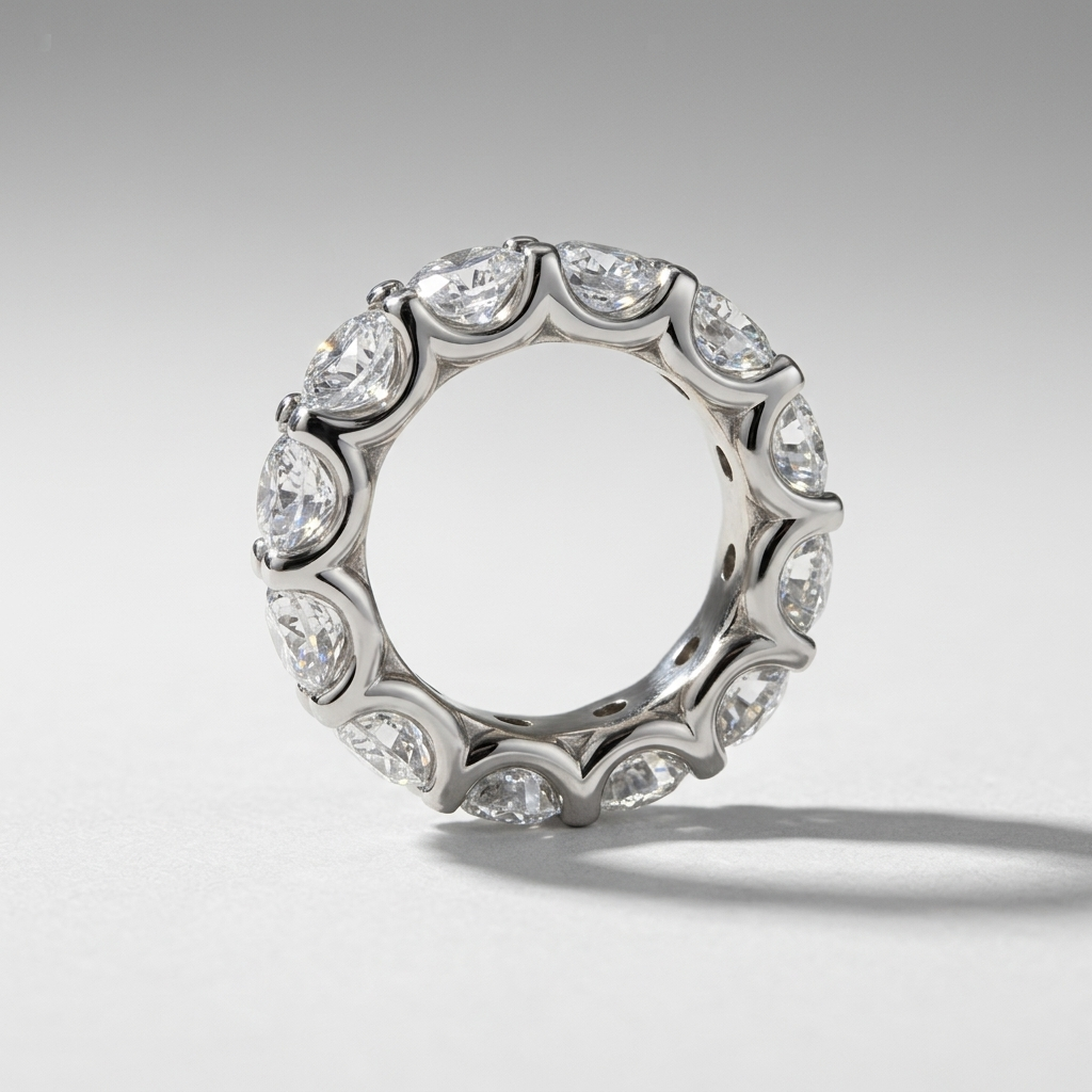 7.50ctw Round Lab Grown Diamond Eternity Band