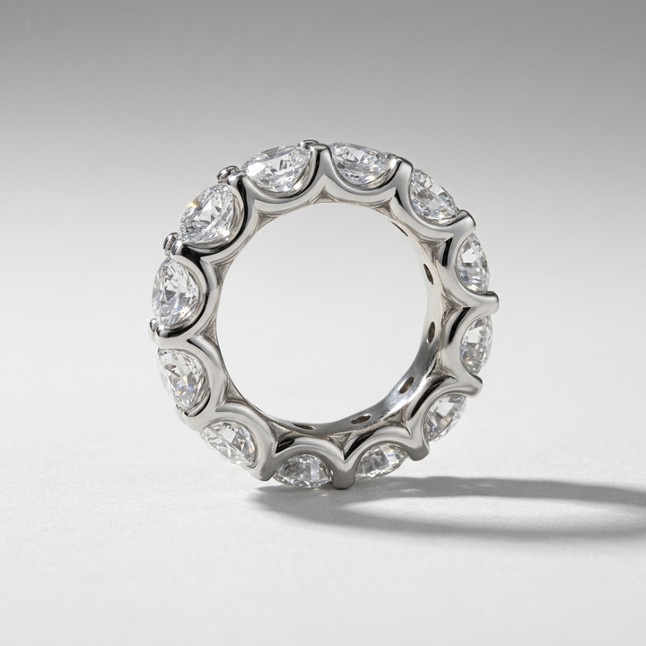 7.50ctw Round Lab Grown Diamond Eternity Band
