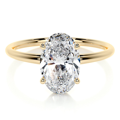 Classic Solitaire - Oval Engagement Ring