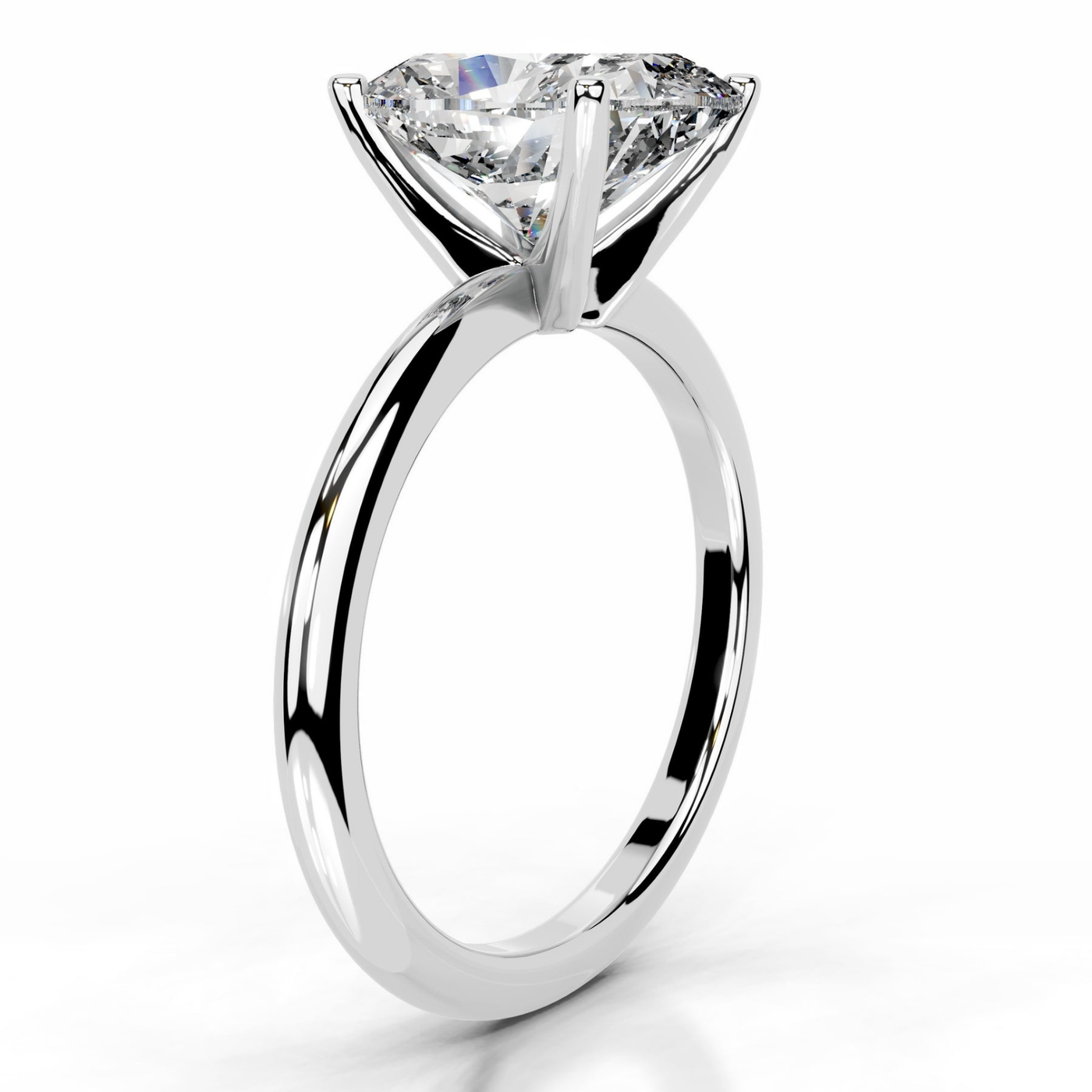 Classic Solitaire - Cushion Engagement Ring