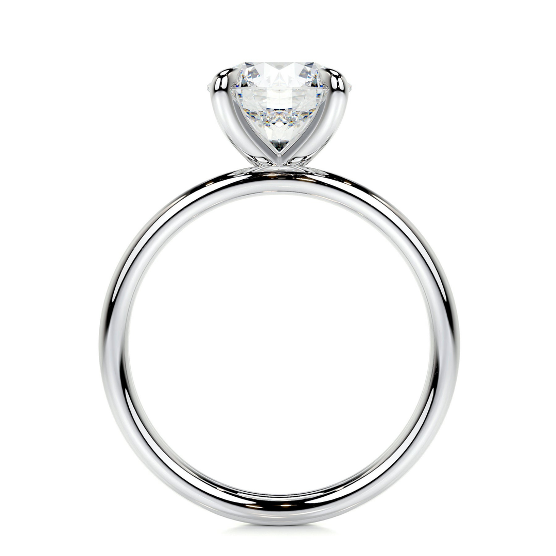 Double Solitaire - Round Engagement Ring