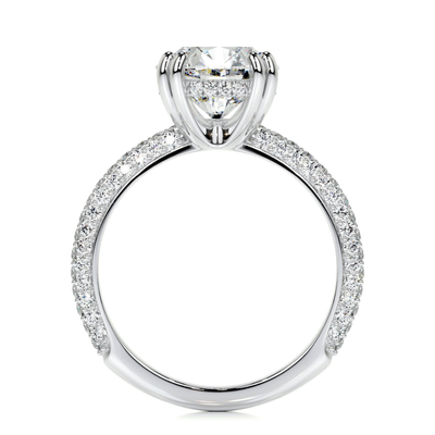 Pave' - Round Engagement Ring