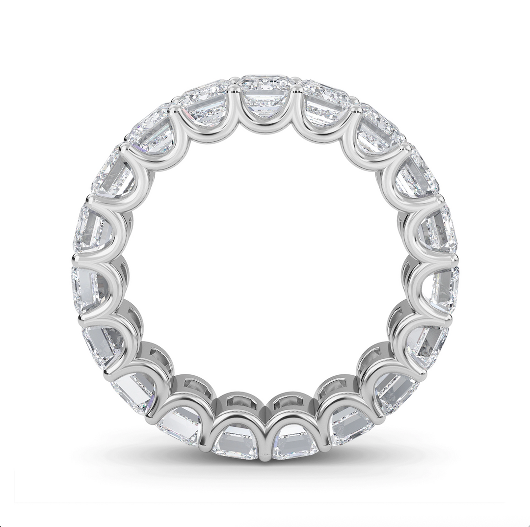9.00ctw Emerald Cut Diamond Eternity Band