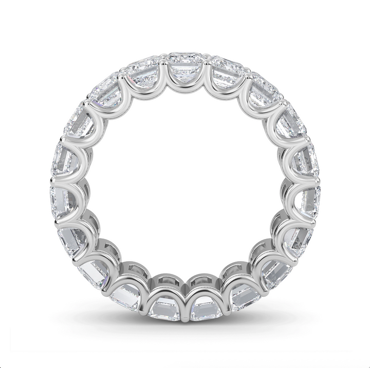 9.00ctw Emerald Cut Diamond Eternity Band