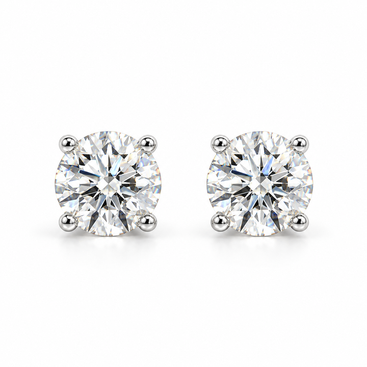 0.75ctw Round Diamond Stud Earrings
