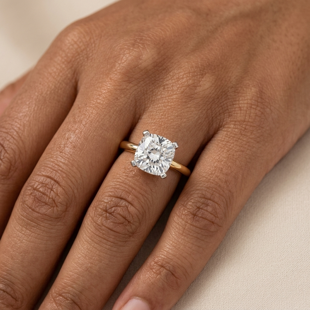 Classic Cushion Solitaire