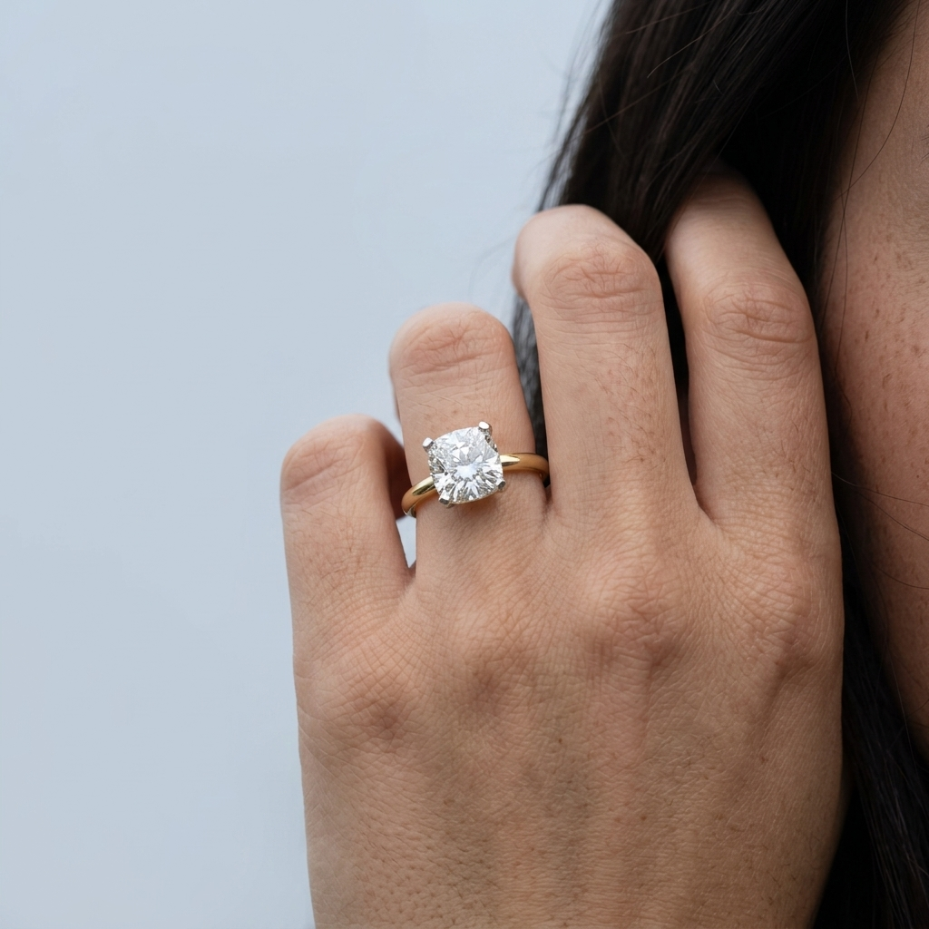 Classic Cushion Solitaire