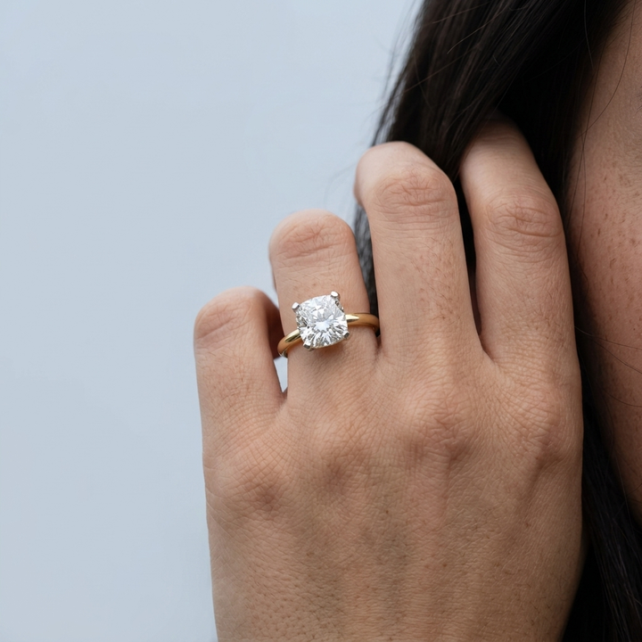 Classic Cushion Solitaire