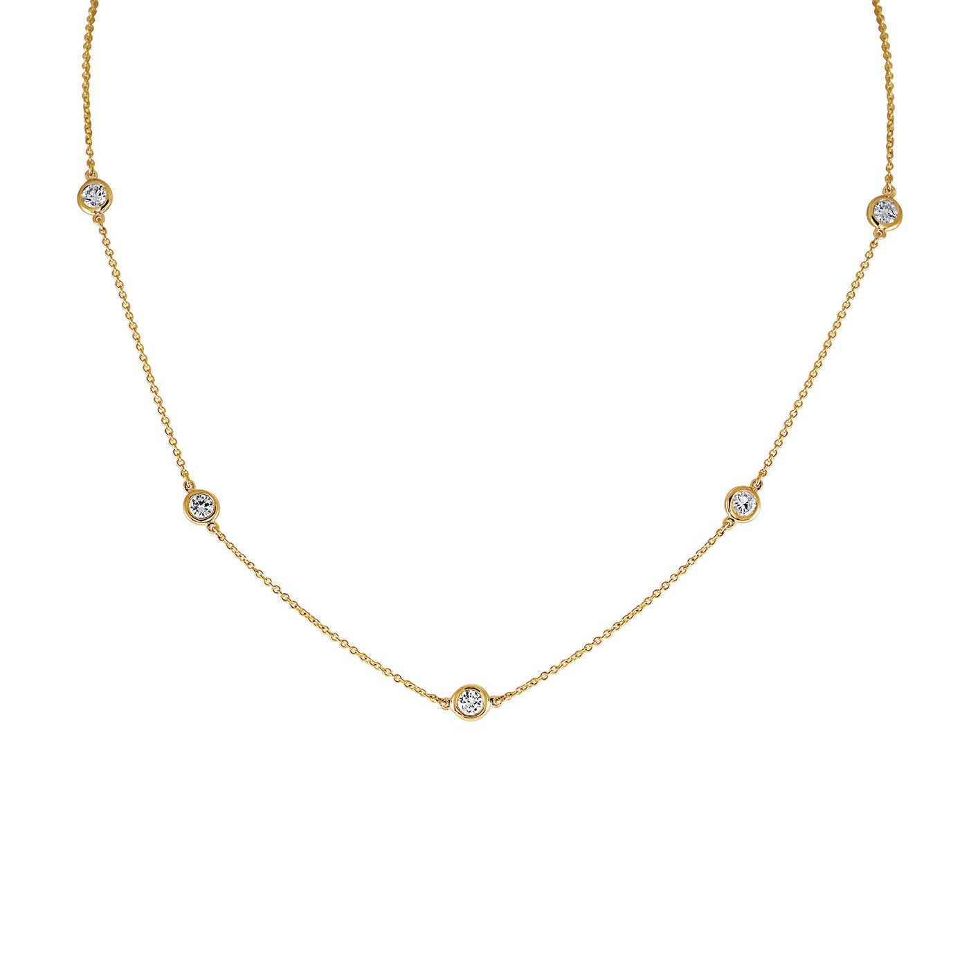 Diamond By the Yard Necklace - 19 Inch