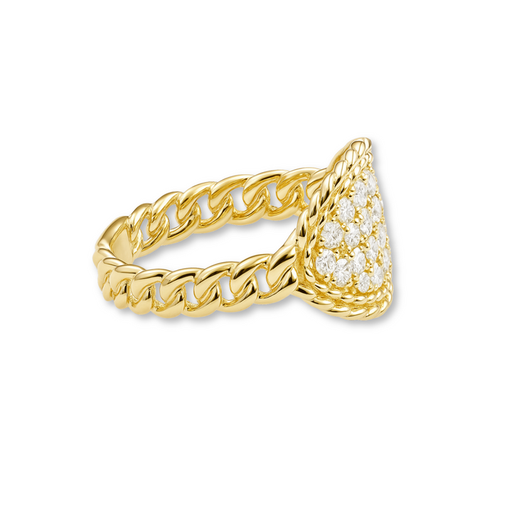 Diamond Braided Ring