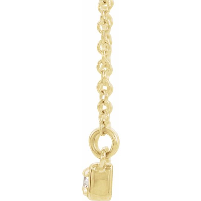 Diamond Bar Necklace