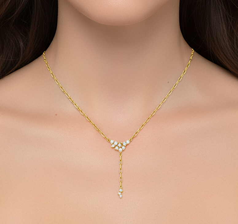 Diamond Drop Necklace