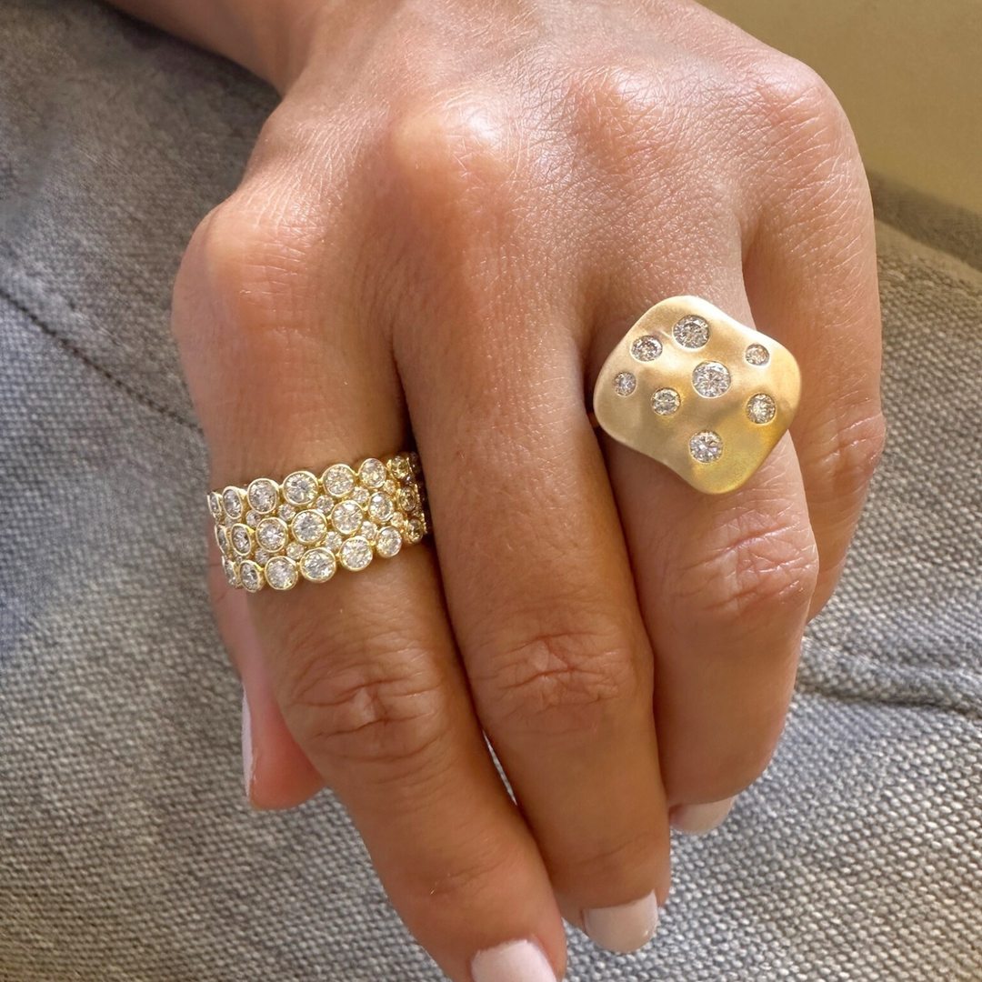 Diamond Free Form Ring