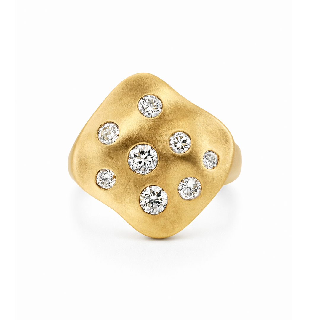 Diamond Free Form Ring