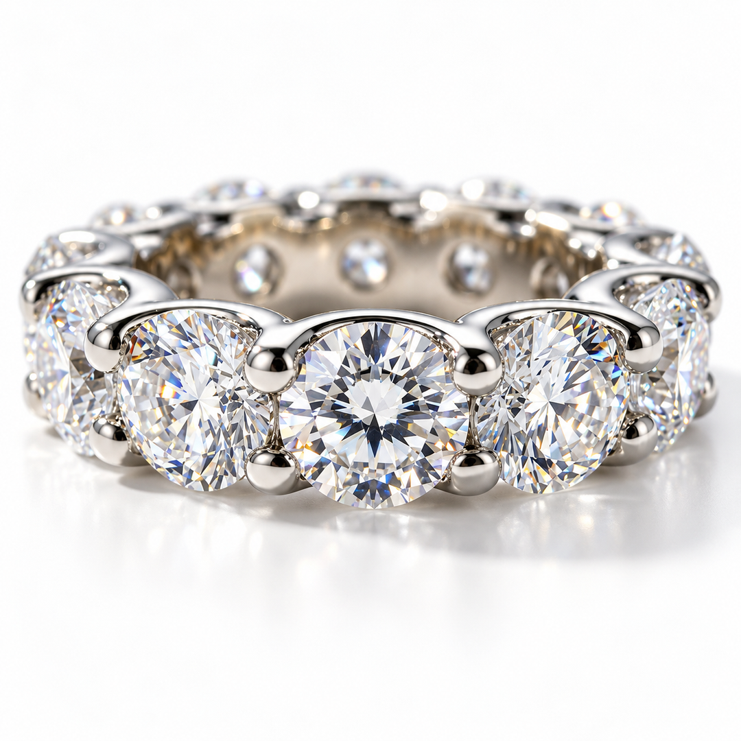 7.50ctw Round Lab Grown Diamond Eternity Band