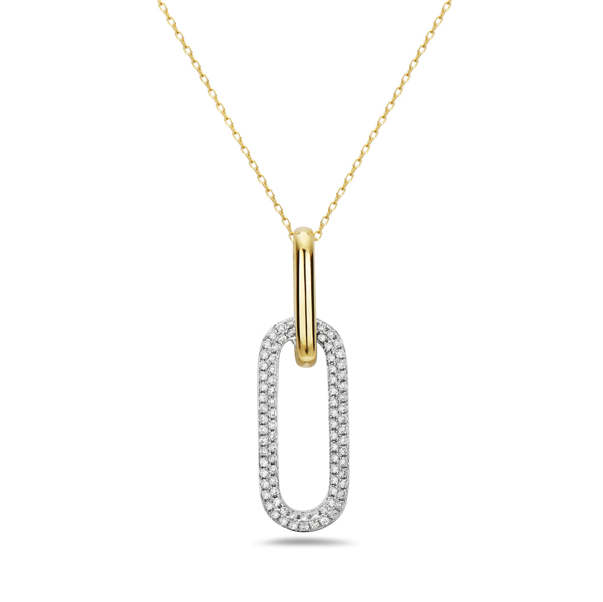 0.35ctw Diamond Fashion 14kt Yellow Gold Necklace