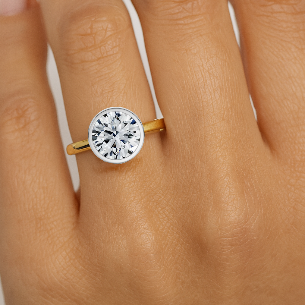 Bezel Round Solitaire