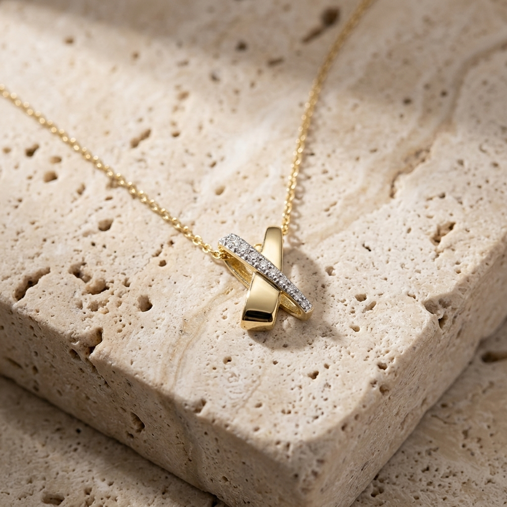 Beautiful diamond necklace, adding radiant sparkle to any occasion